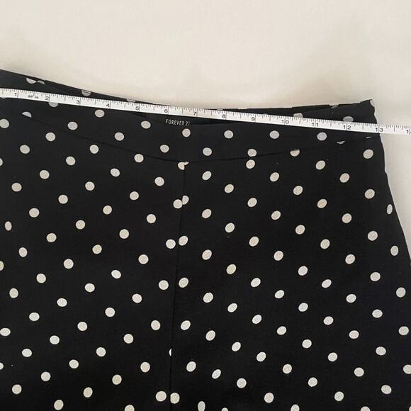 Forever 21 Polka Dot High Waist Wide Leg Flowy Trousers / Pants Size S - Picture 8 of 12